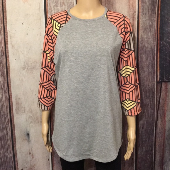 LuLaRoe Tops - LuLaRoe Baseball Style Halloween Top XL